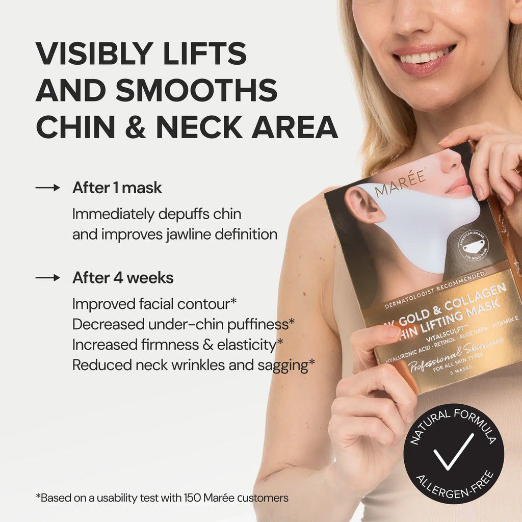 Luxury Gold Contour Mask