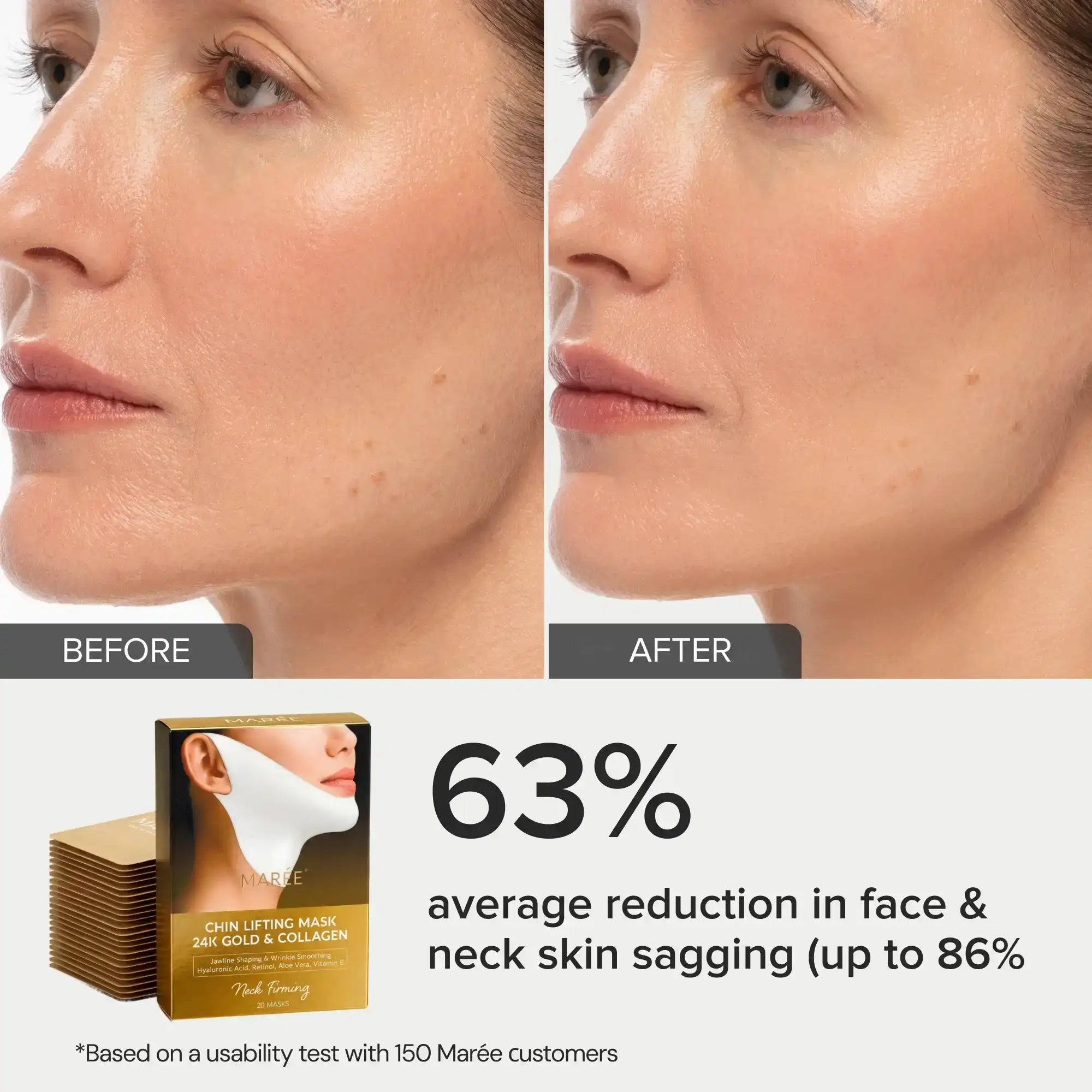 Luxury Gold Contour Mask